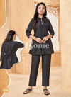 Bonie Rihana Silk Linen Western Wear Wholesale Ladies Top With Bottom Catalog
